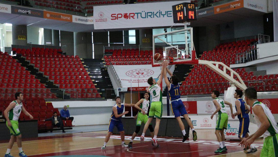 Okul  Sporları  Basketbol Gençler (A) Türkiye Finalleri Başladı.