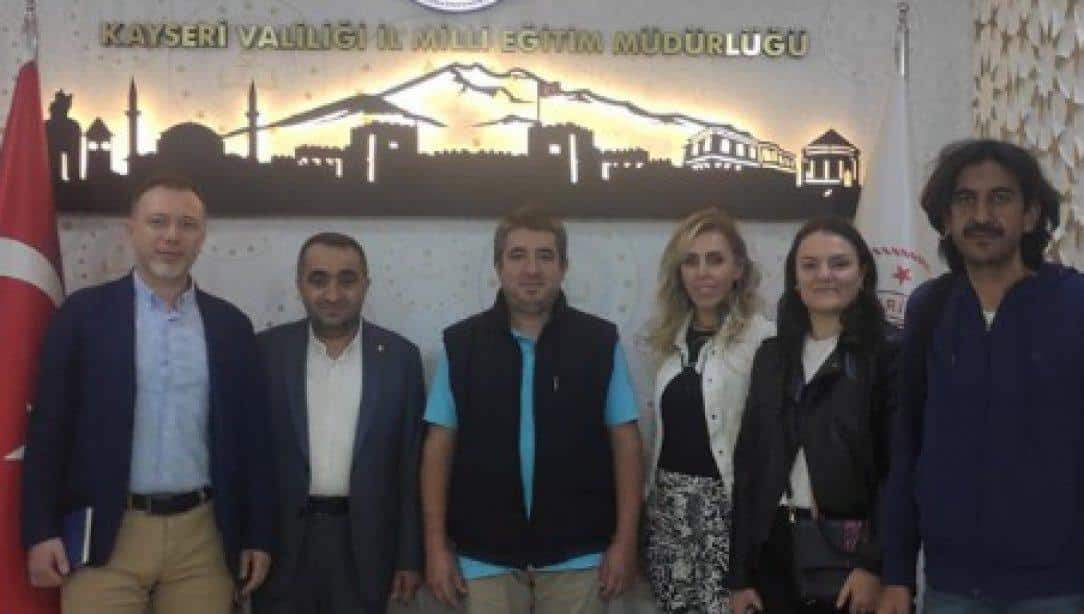 Erciyes Üniversitesi Dış İlişkiler Ofisi Erasmus Koordinatörlüğünden , Kayseri İl Milli Eğitim Müdürlüğü ARGE Birimine Ziyaret.